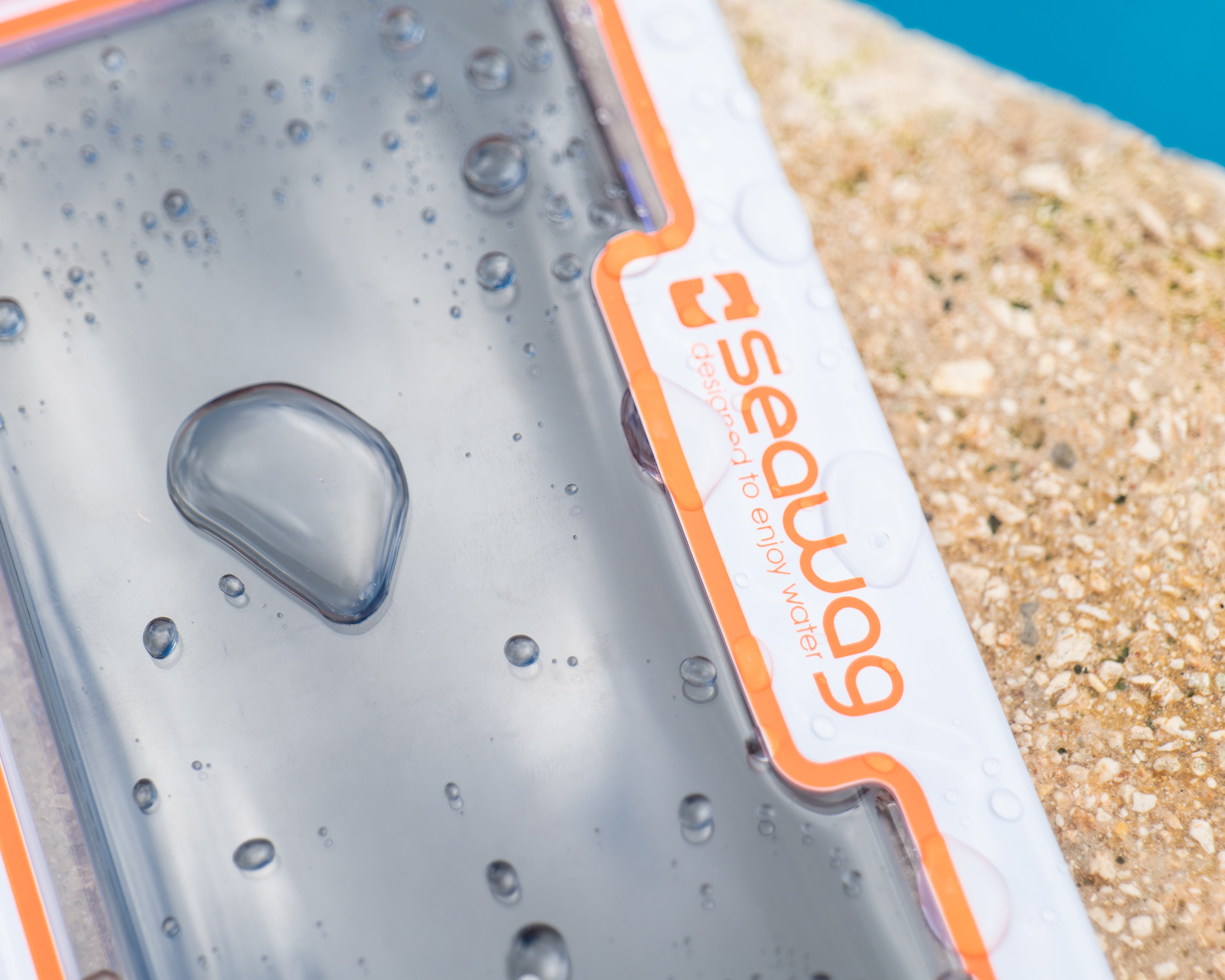 Universal Waterproof Case For Smartphone - White/Orange