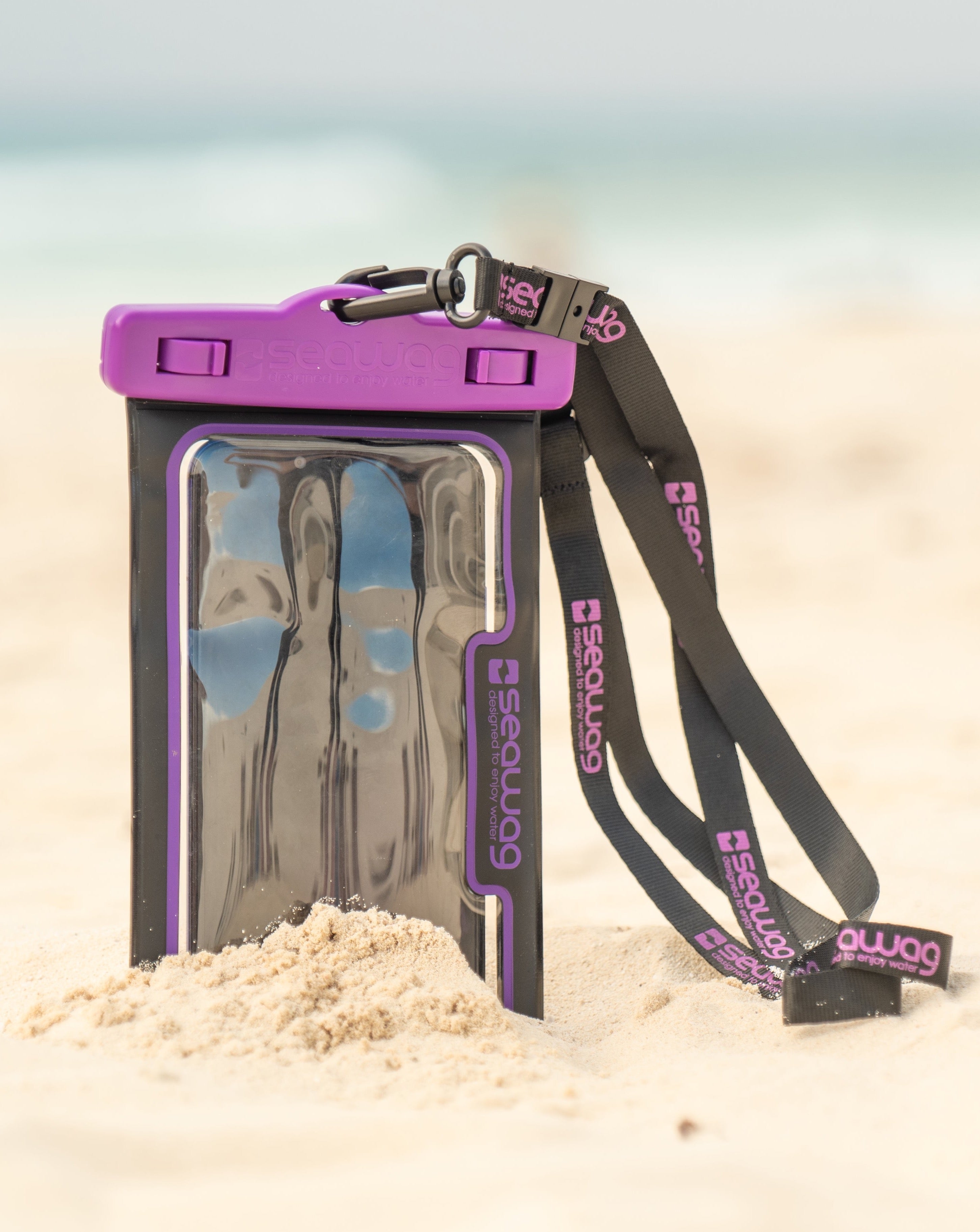 Universal Waterproof Case For Smartphone - Black/Purple